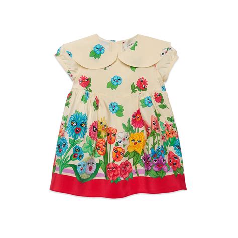 gucci baby girl dress floral|baby Gucci outlet.